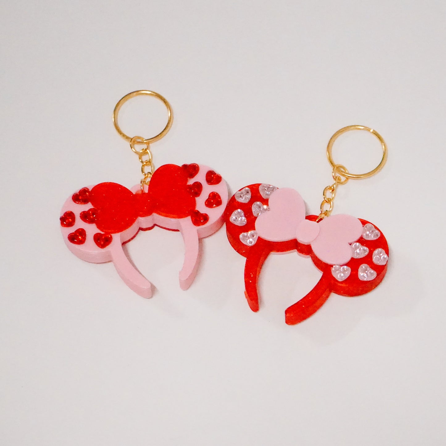 Heart Ears Headband Bag Charm