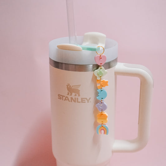 Lucky Charm Straw Dangle