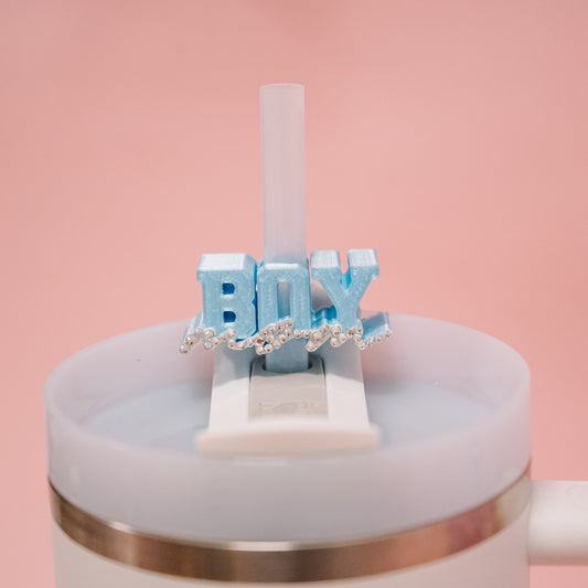 Boy Mom Straw Charm