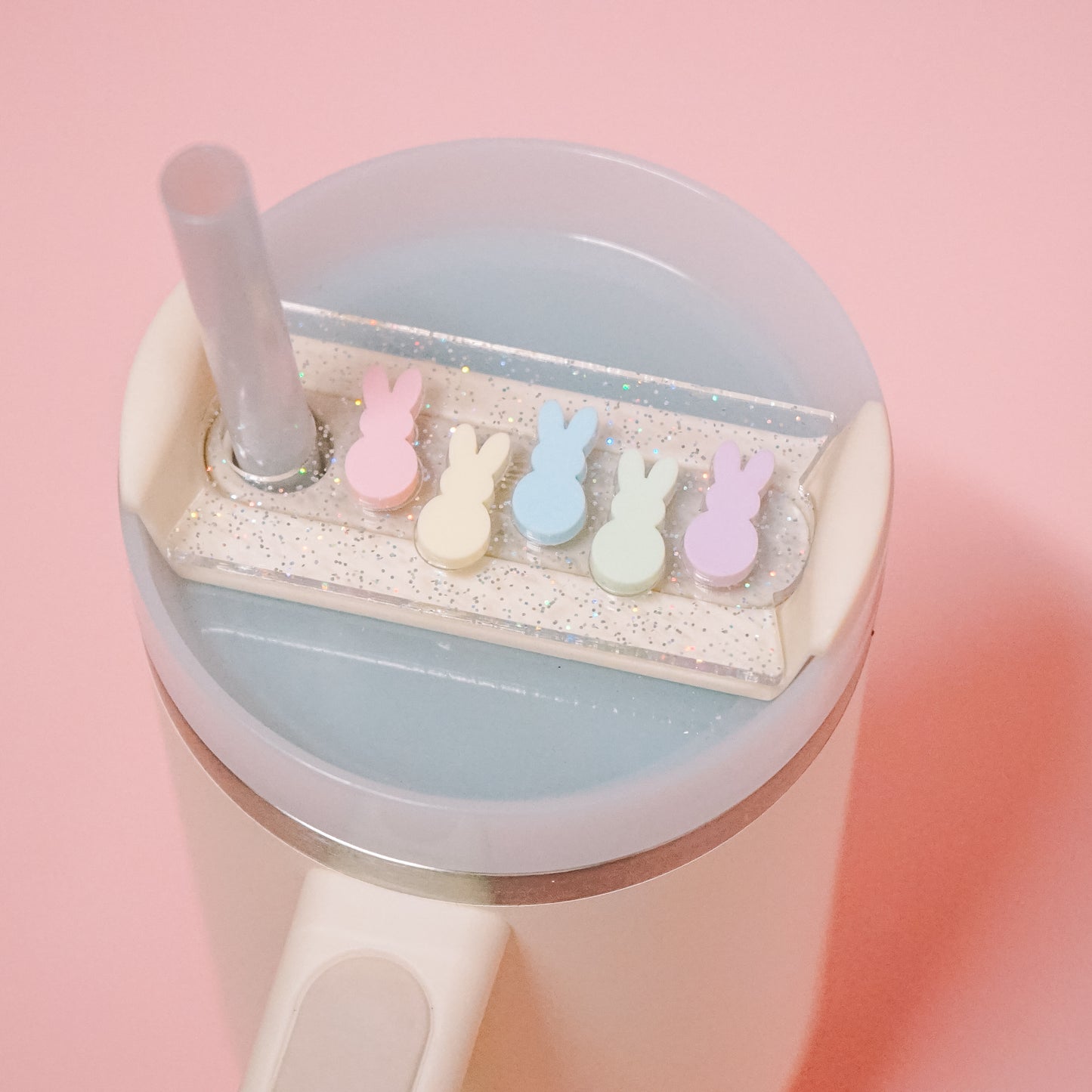 Marshmallow Bunny Lid Plate