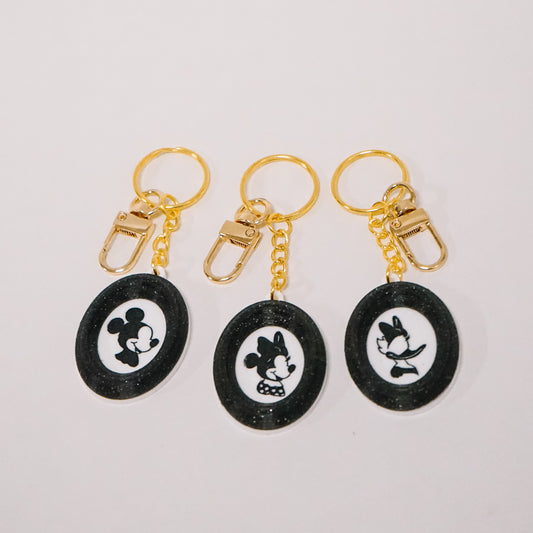 Silhouette Frame Bag Charm