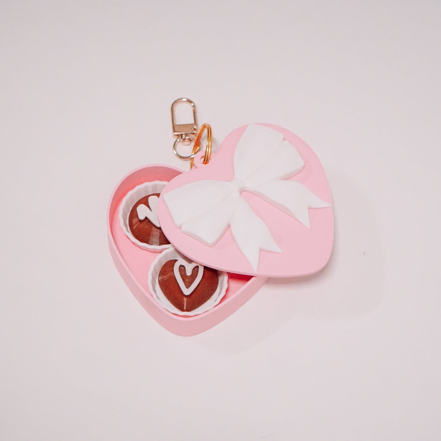 Heart Box of Chocolates Bag Charm