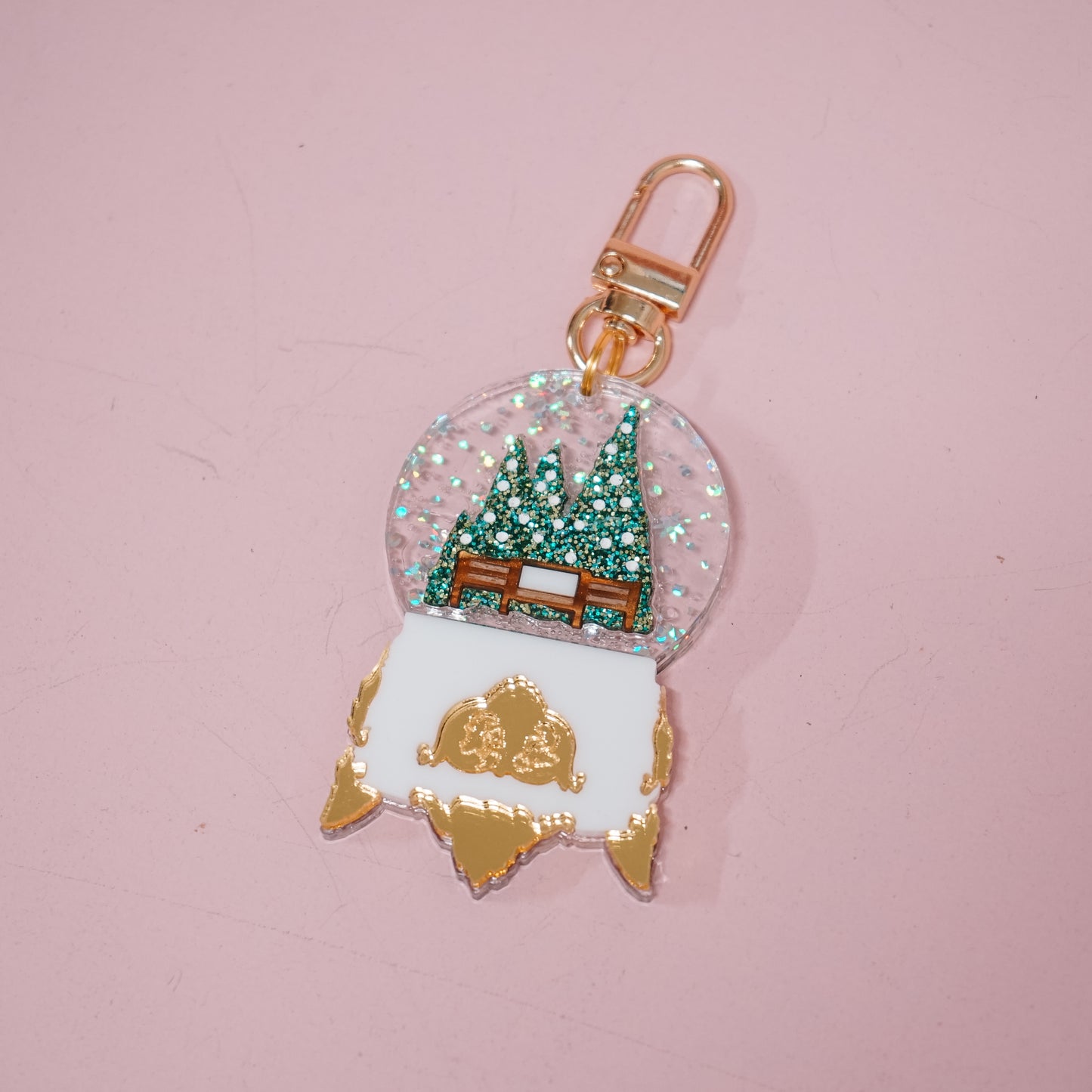 Snow Globe Bag Charm