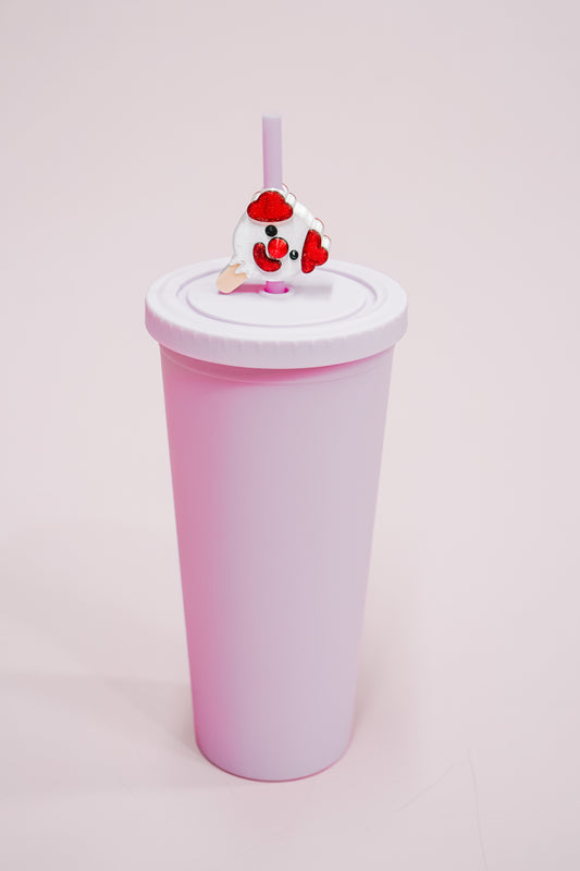 Clown Pop Straw Charm