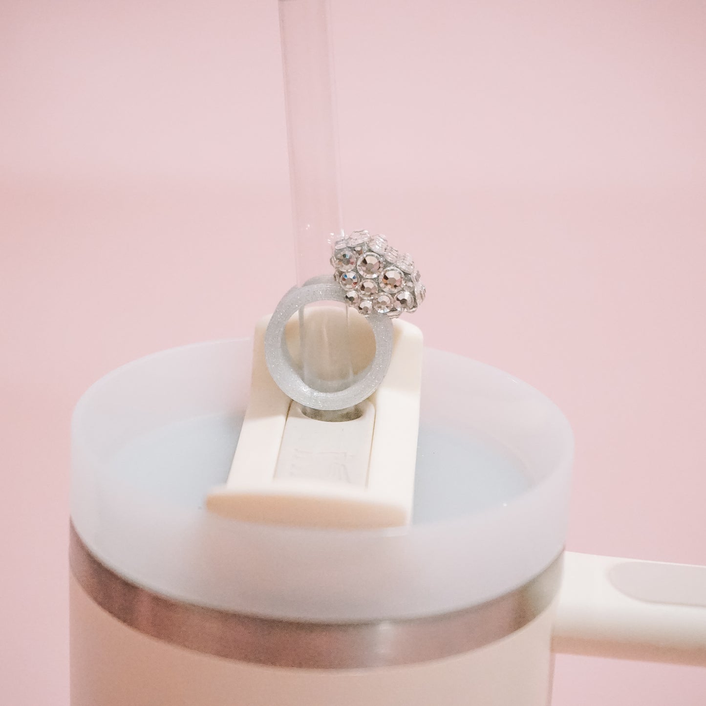 Engagement Ring Straw Charm
