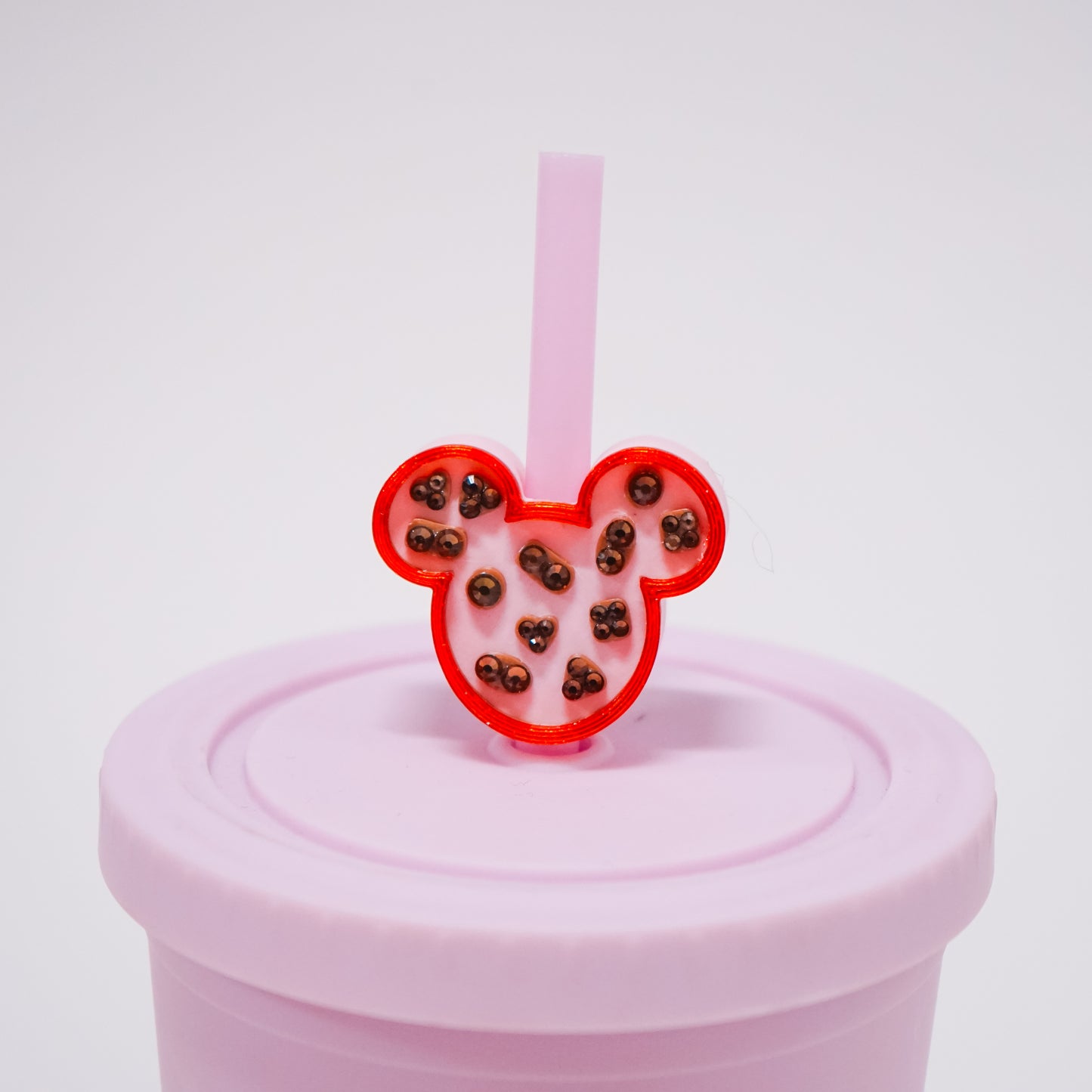 Ears Box of Chocolates Straw Charm