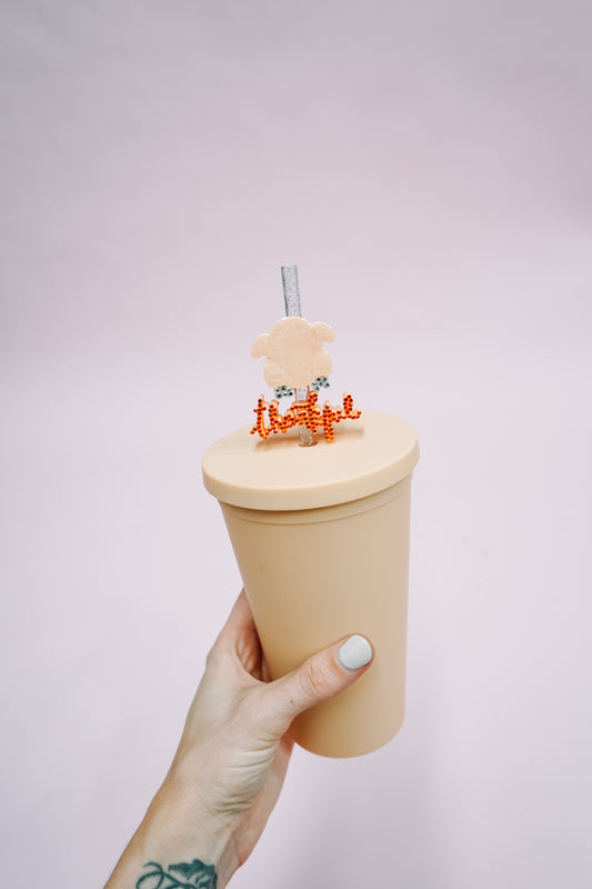 Turkey Straw Charm