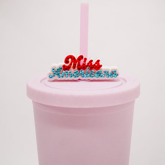 Miss Americana Straw Charm