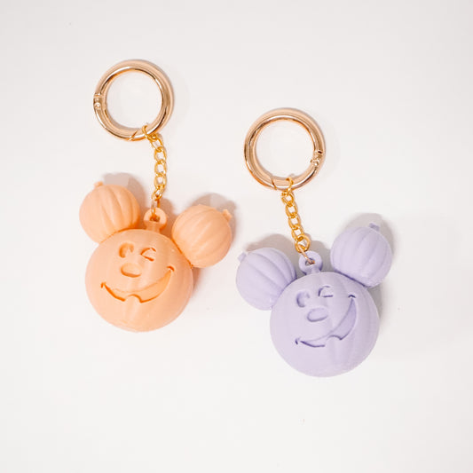 3D Winking Pumpkin Bag Charm