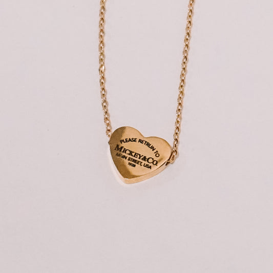 Please Return Necklace