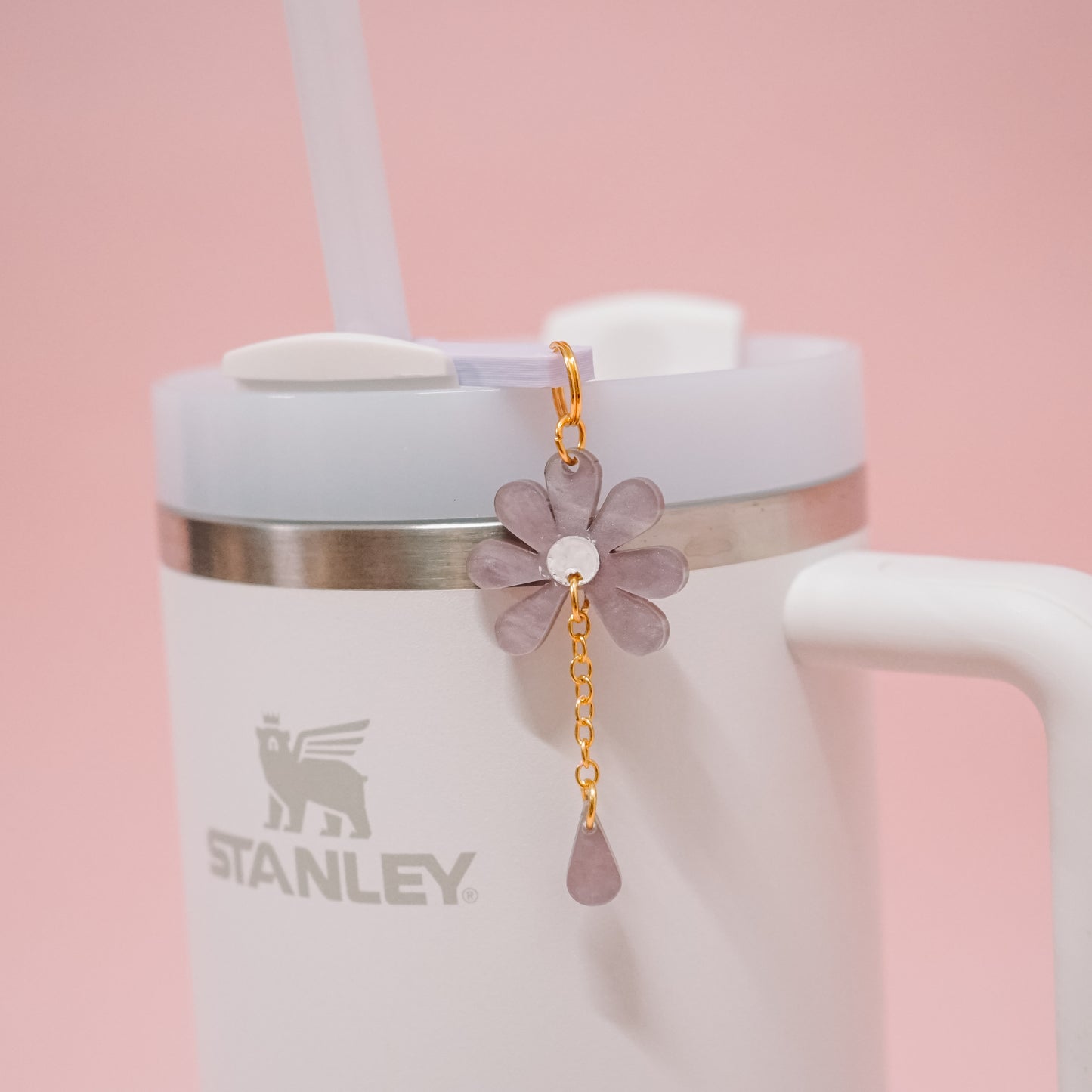 Daisy Straw Charm Dangle