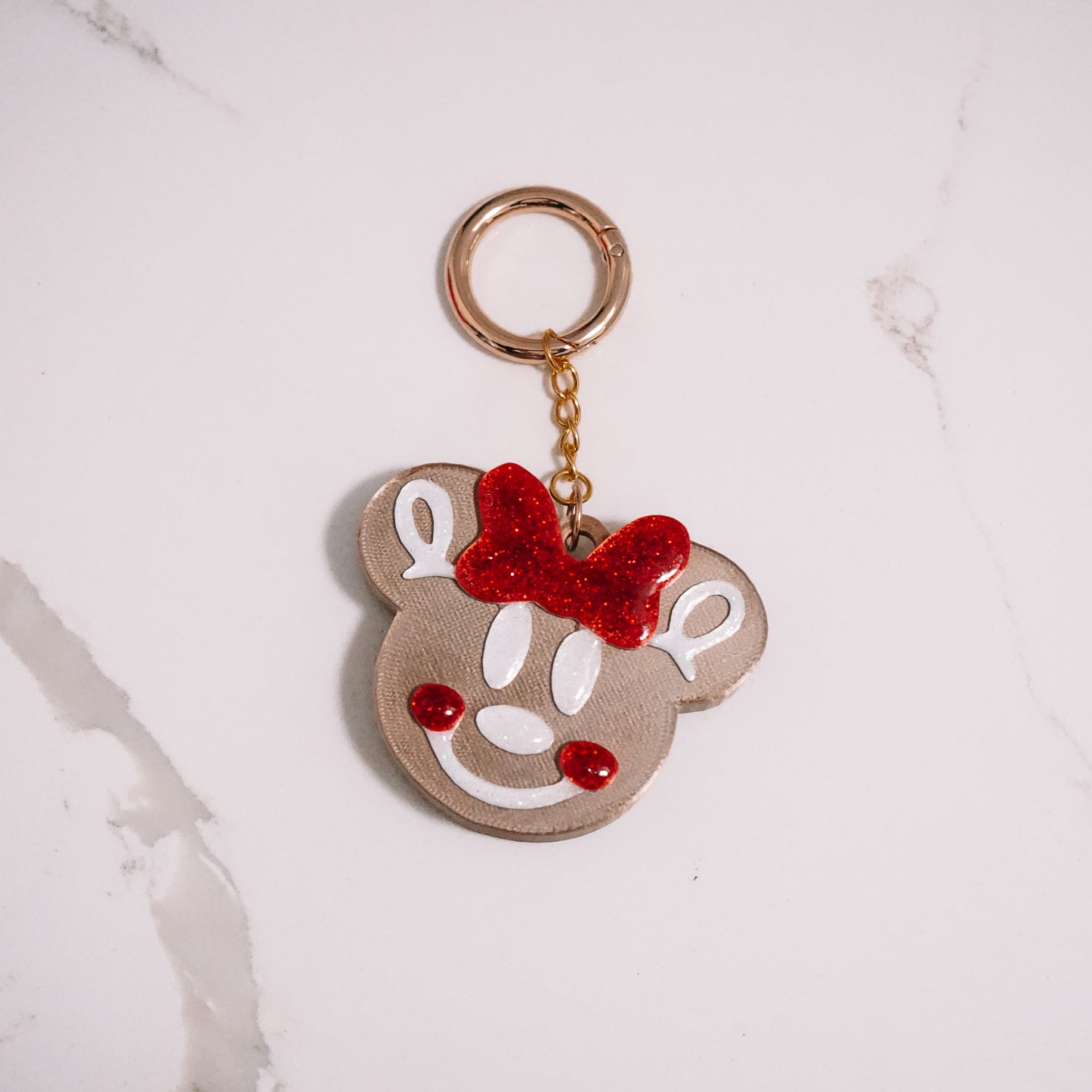 Mouse Gingerbread Bag Charm
