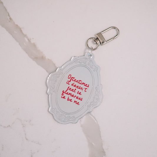 Glamorous Mirror Bag Charm