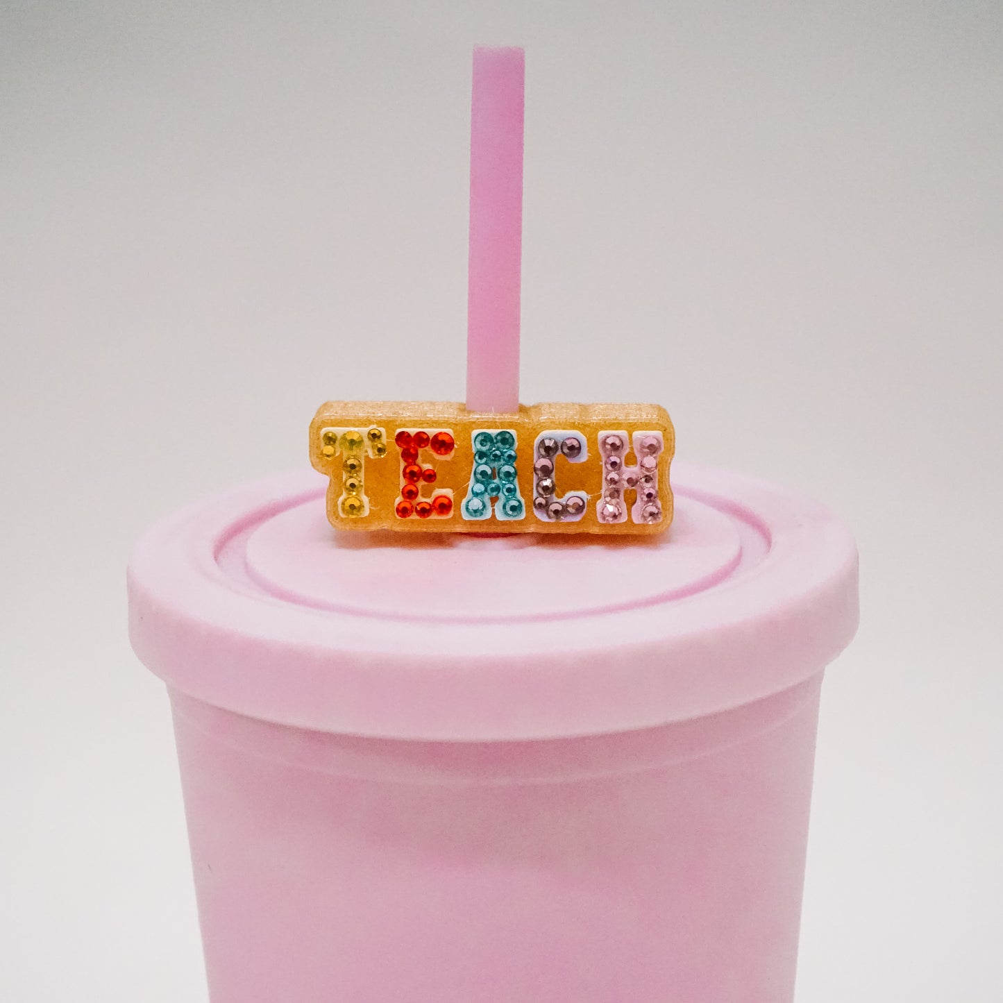Teach Straw Charm