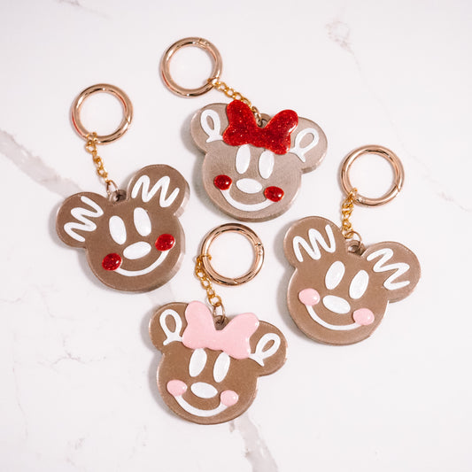 Mouse Gingerbread Bag Charm