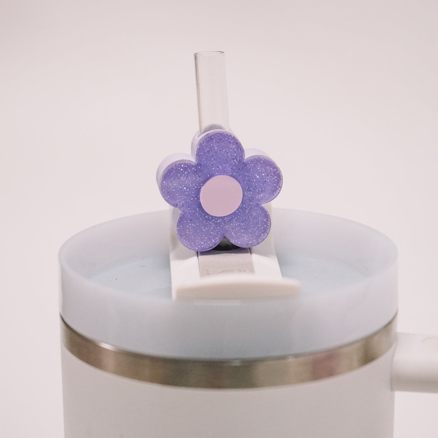 Daisy Pop Straw Charm