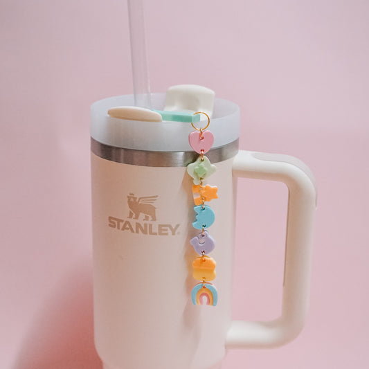 Lucky Charm Straw Dangle