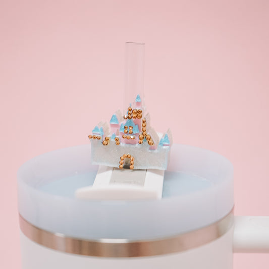 Happy Place Castle Straw Charm