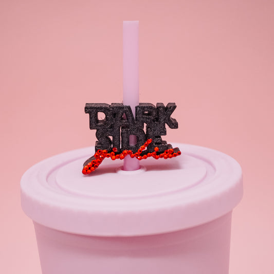 Dark Side Girlie Straw Charm