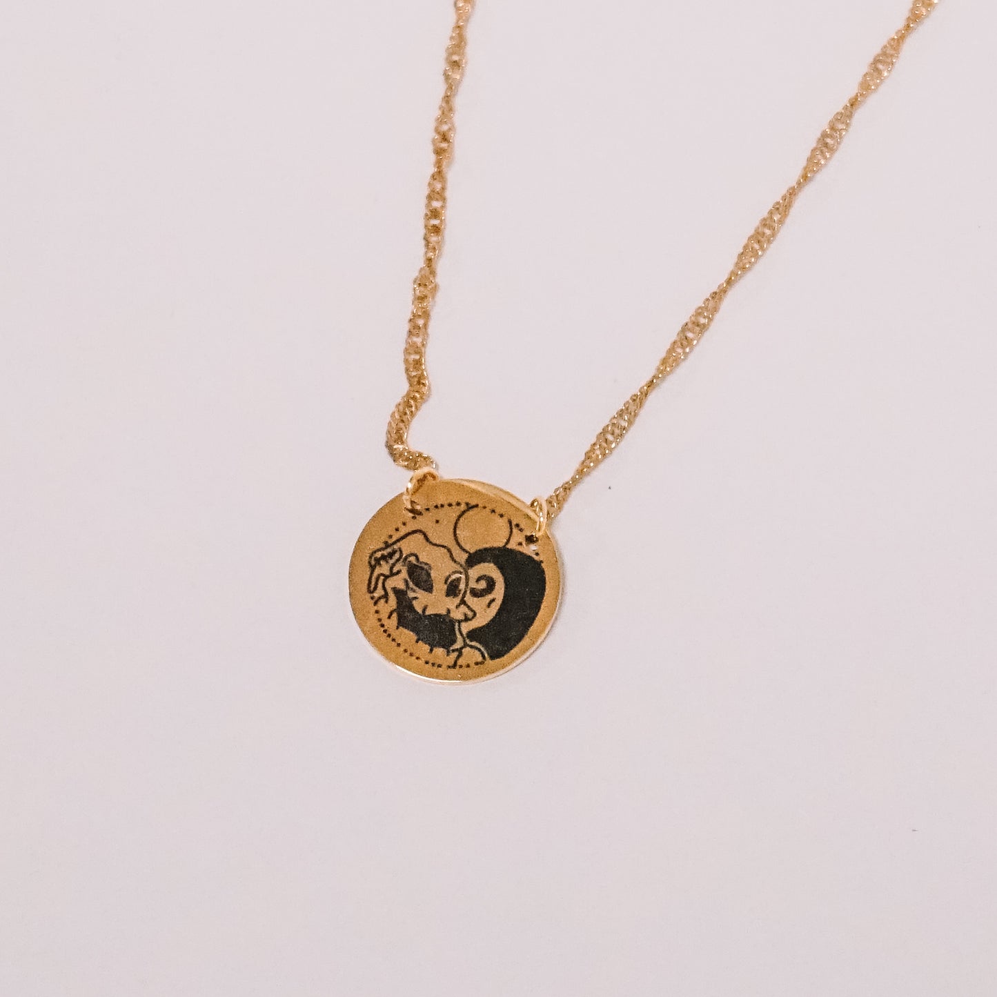 Shadow on the Moon Necklace