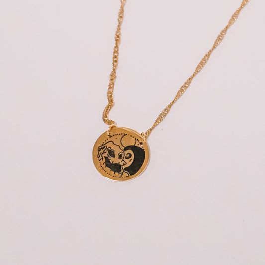 Shadow on the Moon Necklace