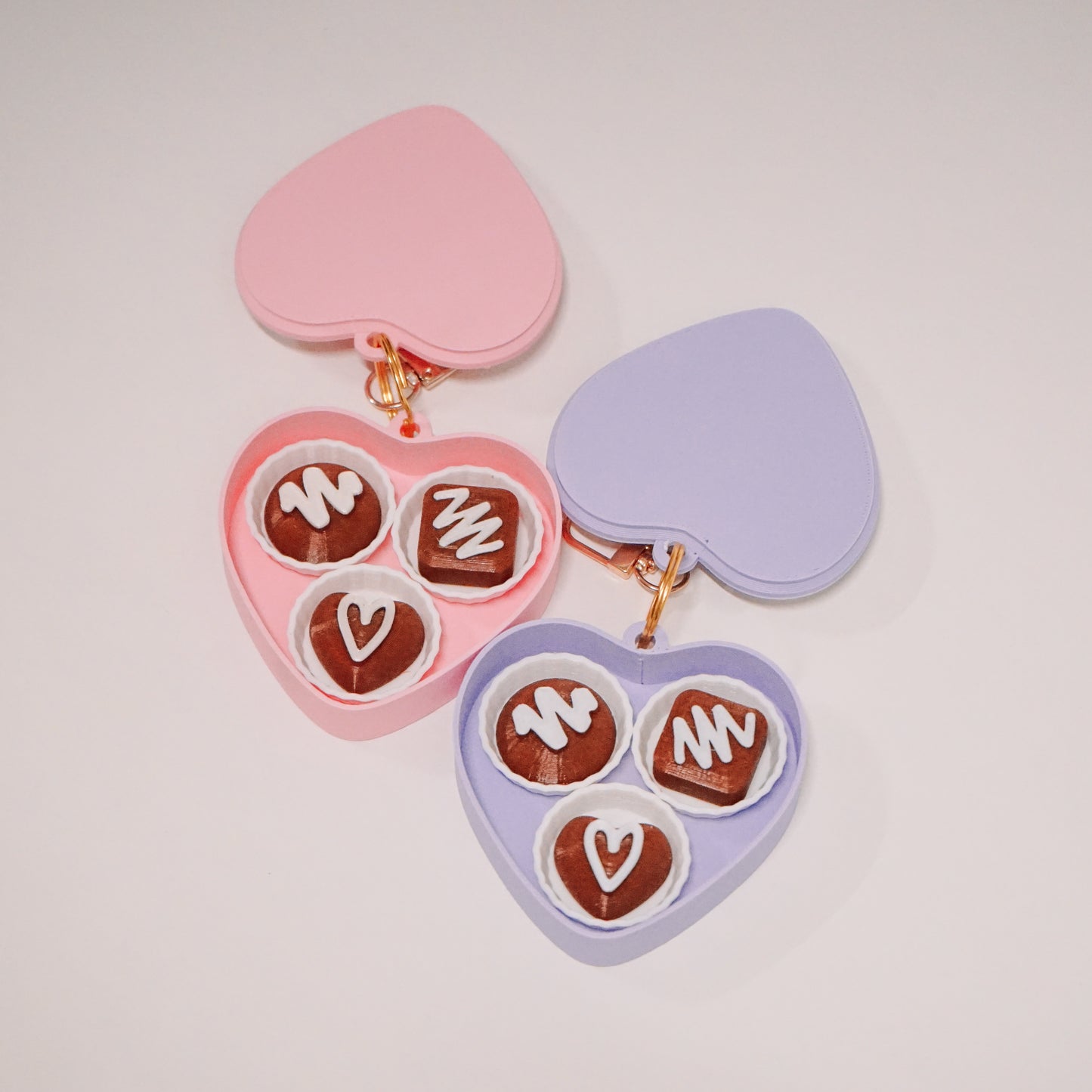 Heart Box of Chocolates Bag Charm