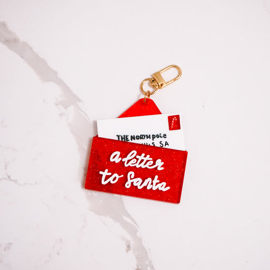 Letter to Santa Bag Charm