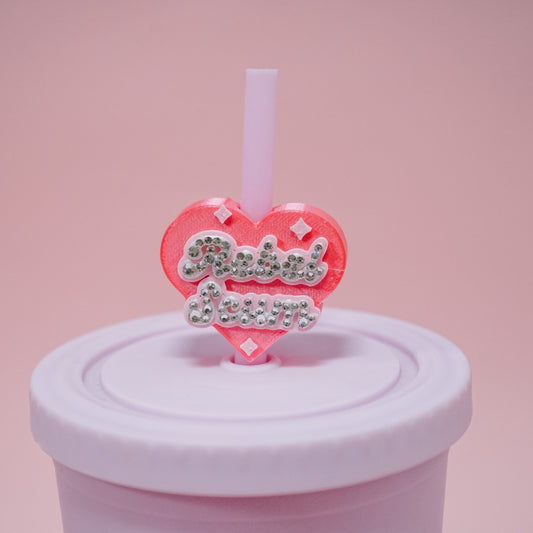 Rebel Straw Charm