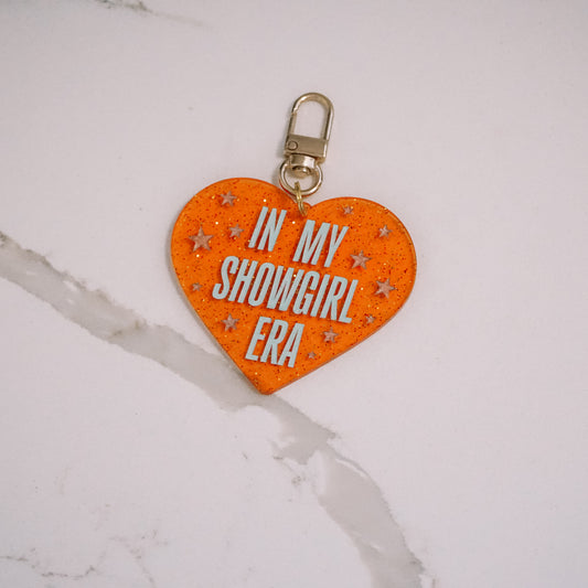 Showgirl Heart Bag Charm