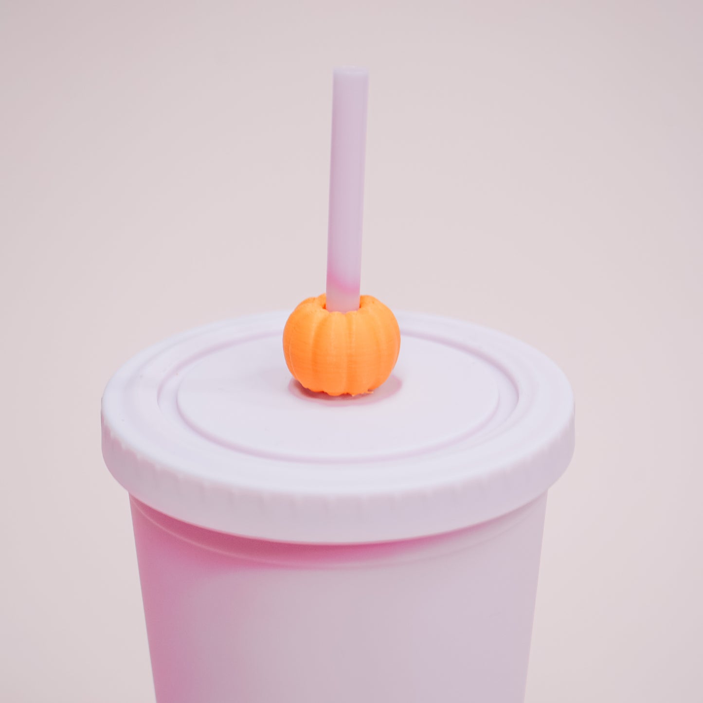 Mini Pumpkin Straw Charm