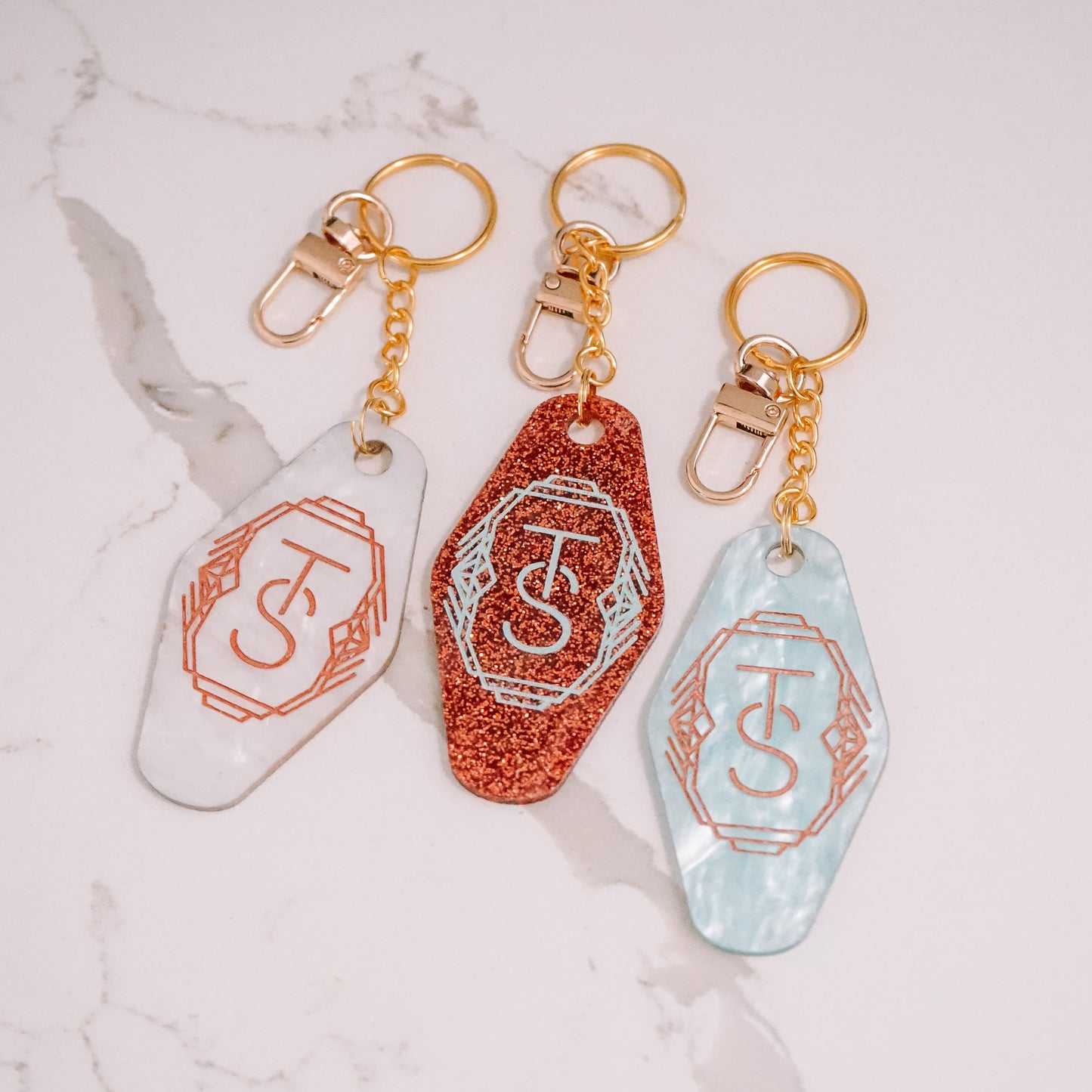 Crest Motel Keychain