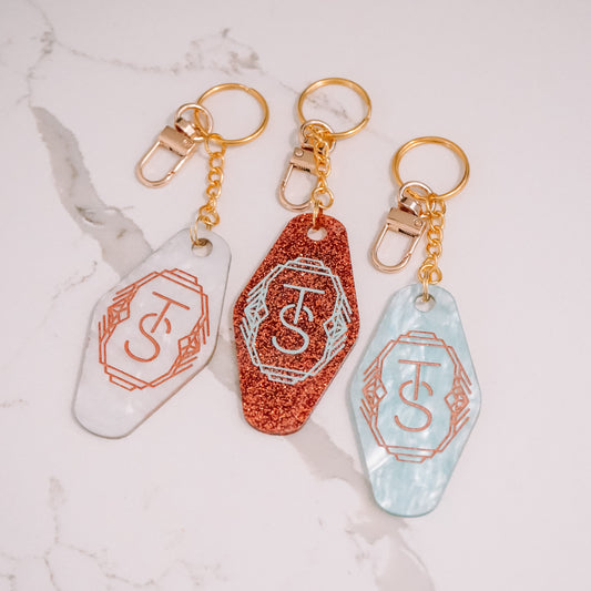 Crest Motel Keychain