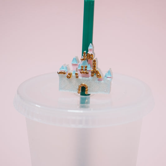 Happy Place Castle Straw Charm