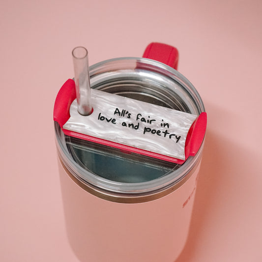 Love and Poetry Lid Plate