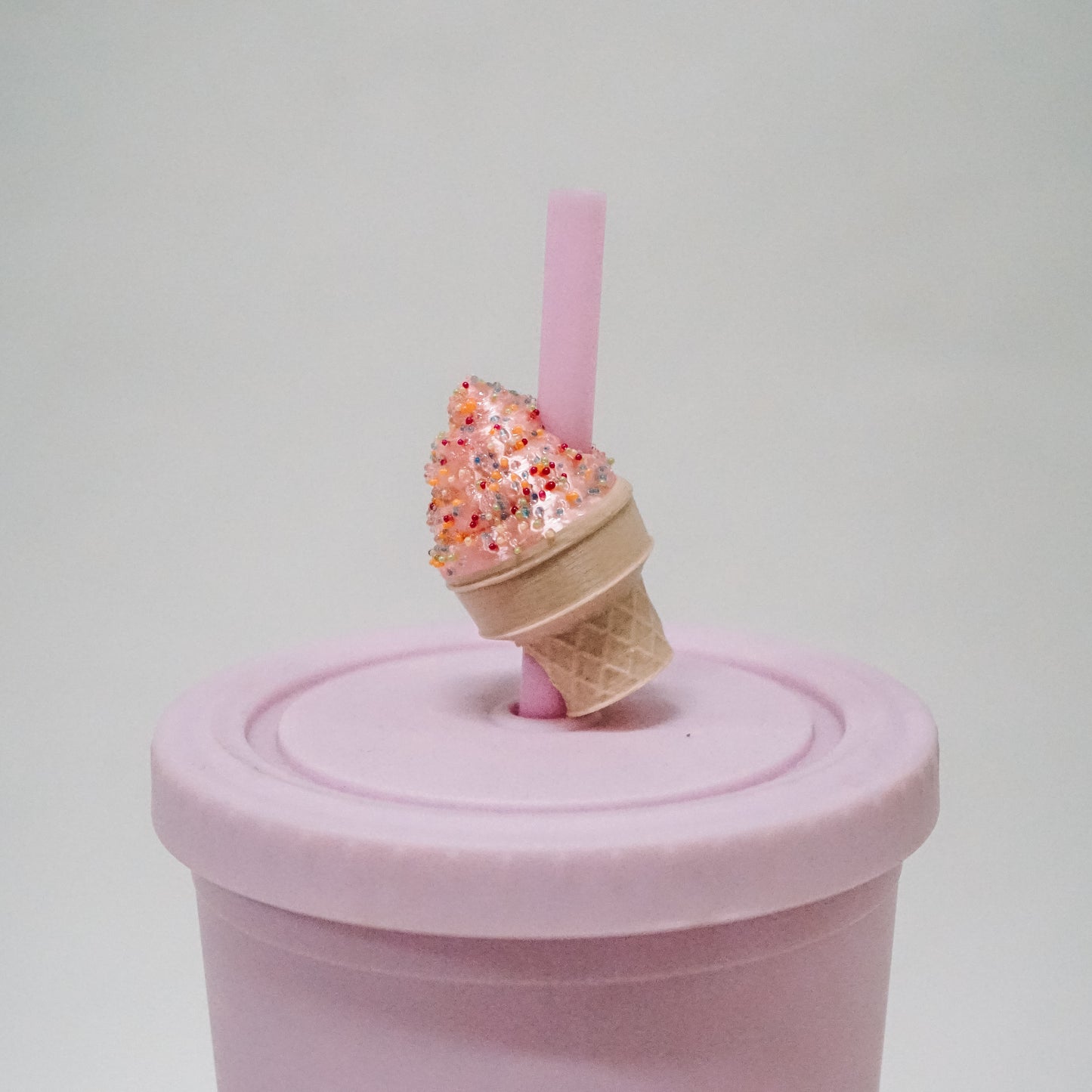 Soft Serve Straw Charm