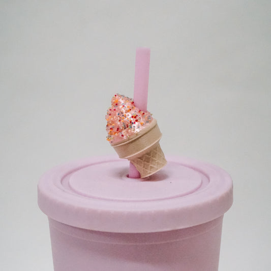 Soft Serve Straw Charm