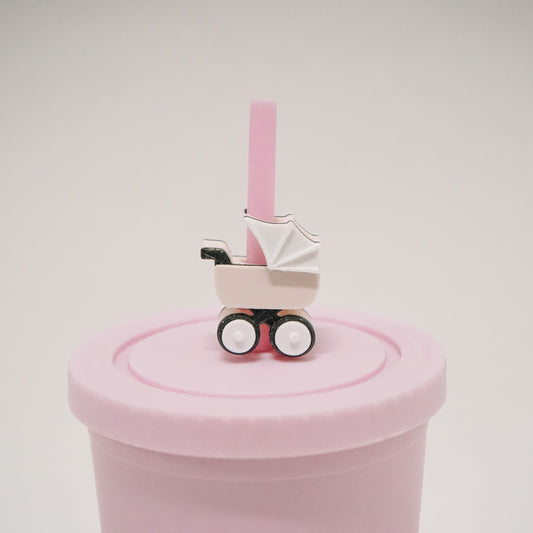 Stroller Straw Charm