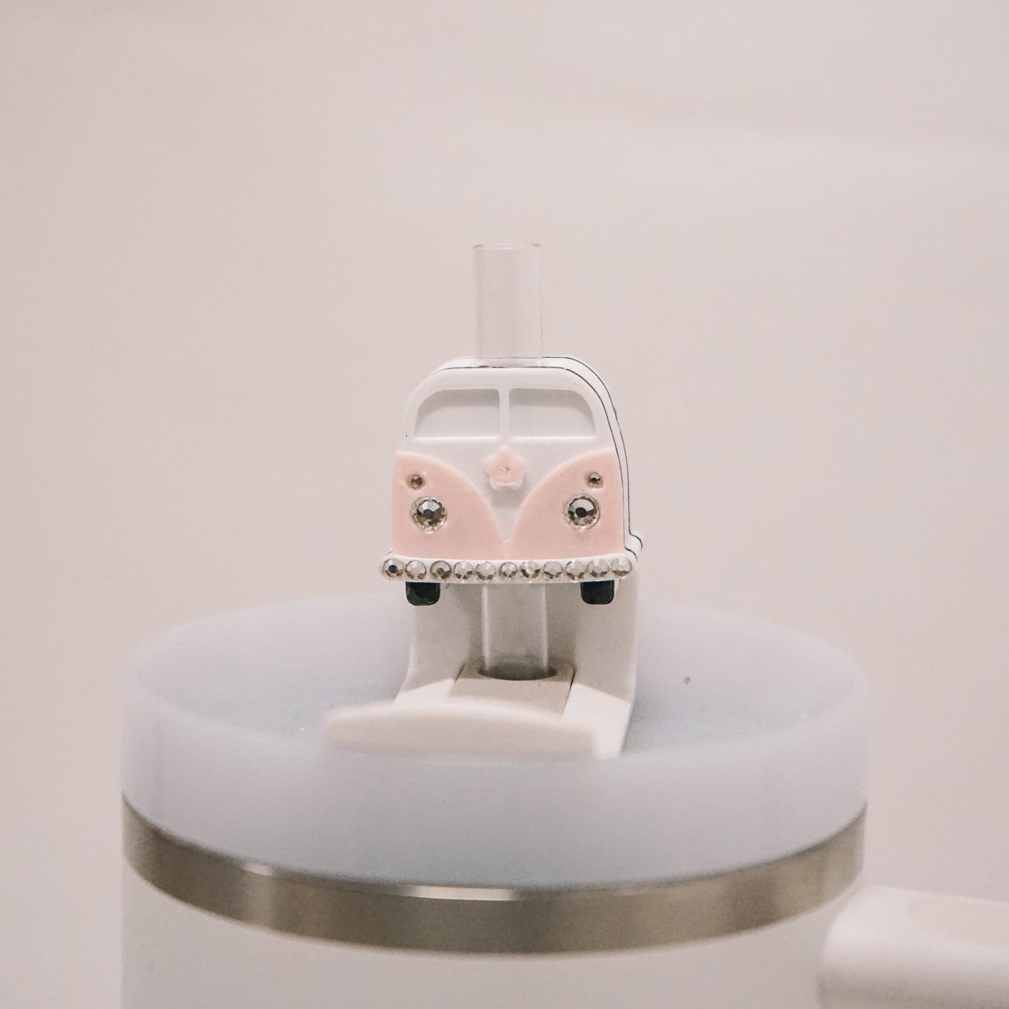 Bus Straw Charm