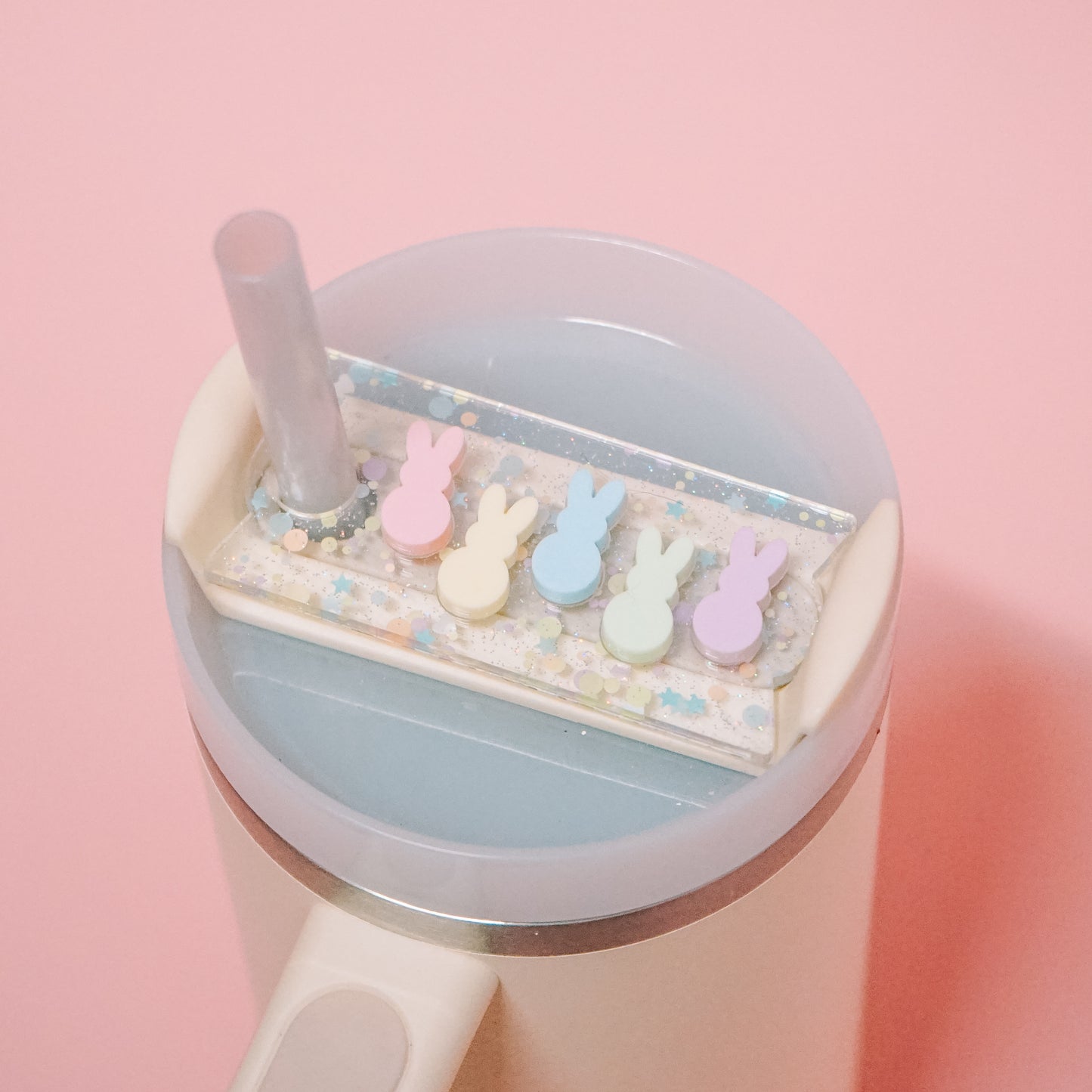 Marshmallow Bunny Lid Plate