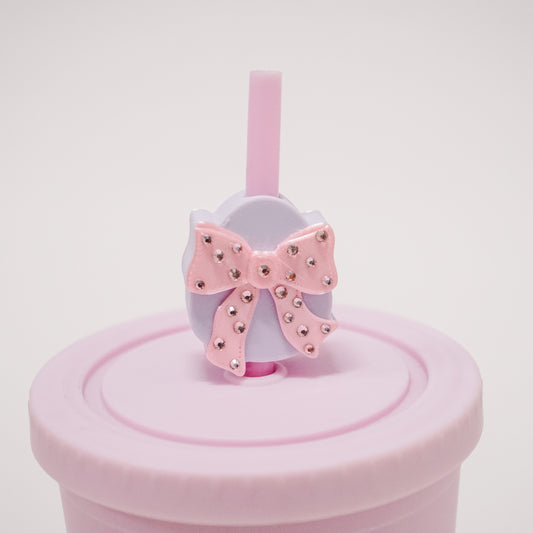 Easter Egg Straw Charm