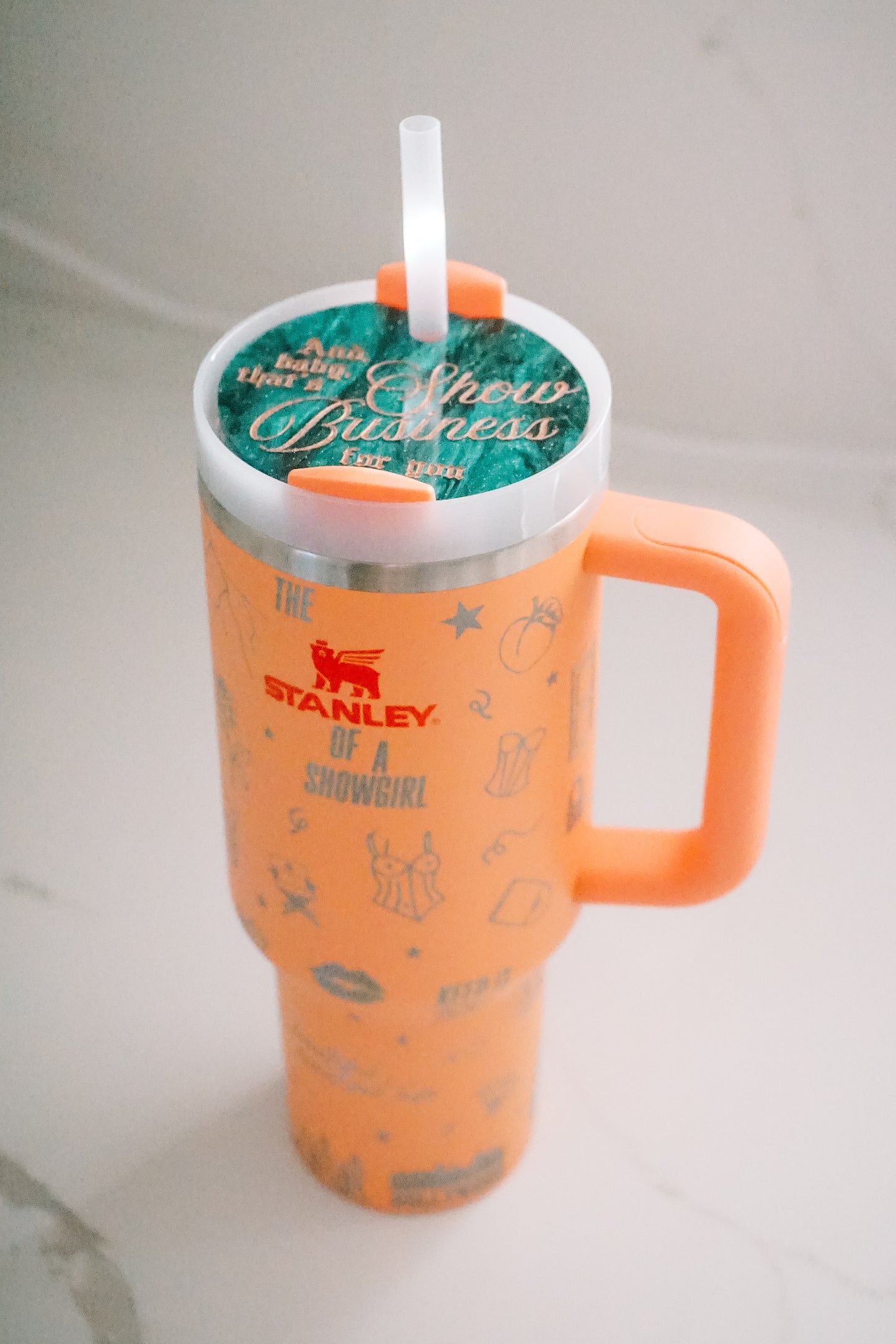 40 oz Nectarine Showgirl Wrap Tumbler