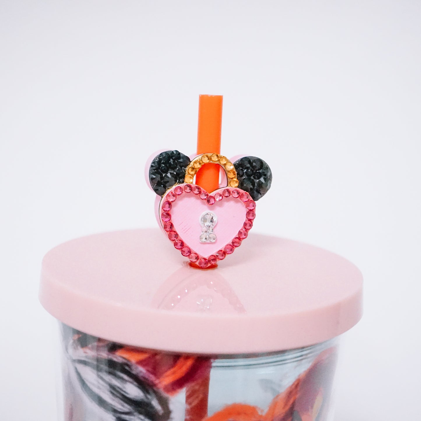 Ears Lock Straw Charm