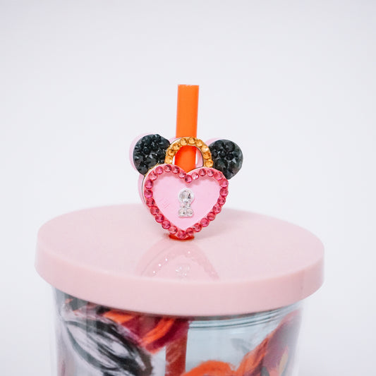 Ears Lock Straw Charm