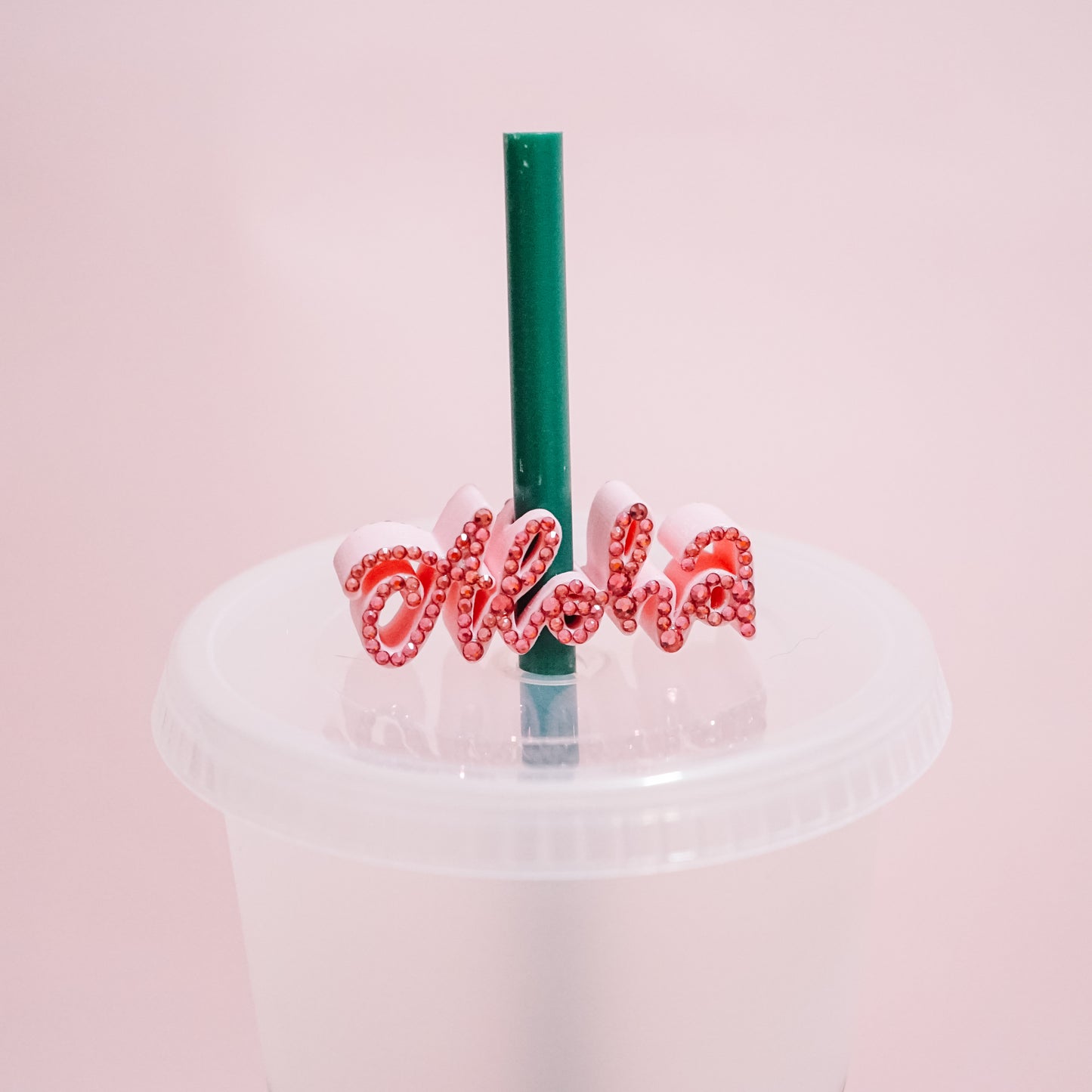 Aloha Straw Charm