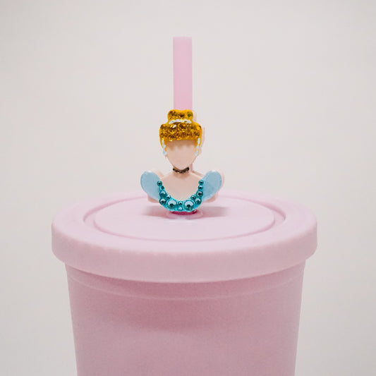 Pumpkin Princess Straw Charm