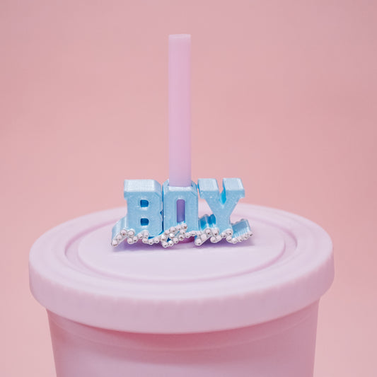 Boy Mom Straw Charm