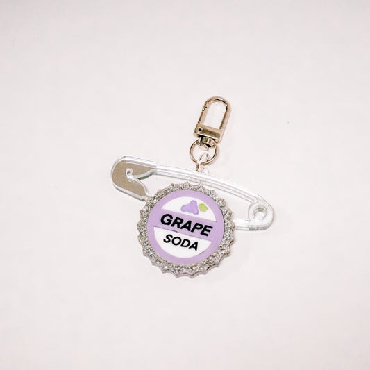 Grape Soda Bag Charm
