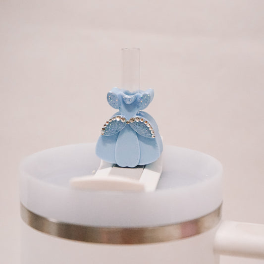 Pumpkin Princess Dress Straw Charm