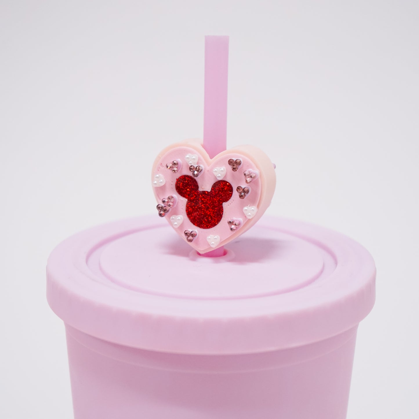 Ears Thumbprint Cookie Straw Charm