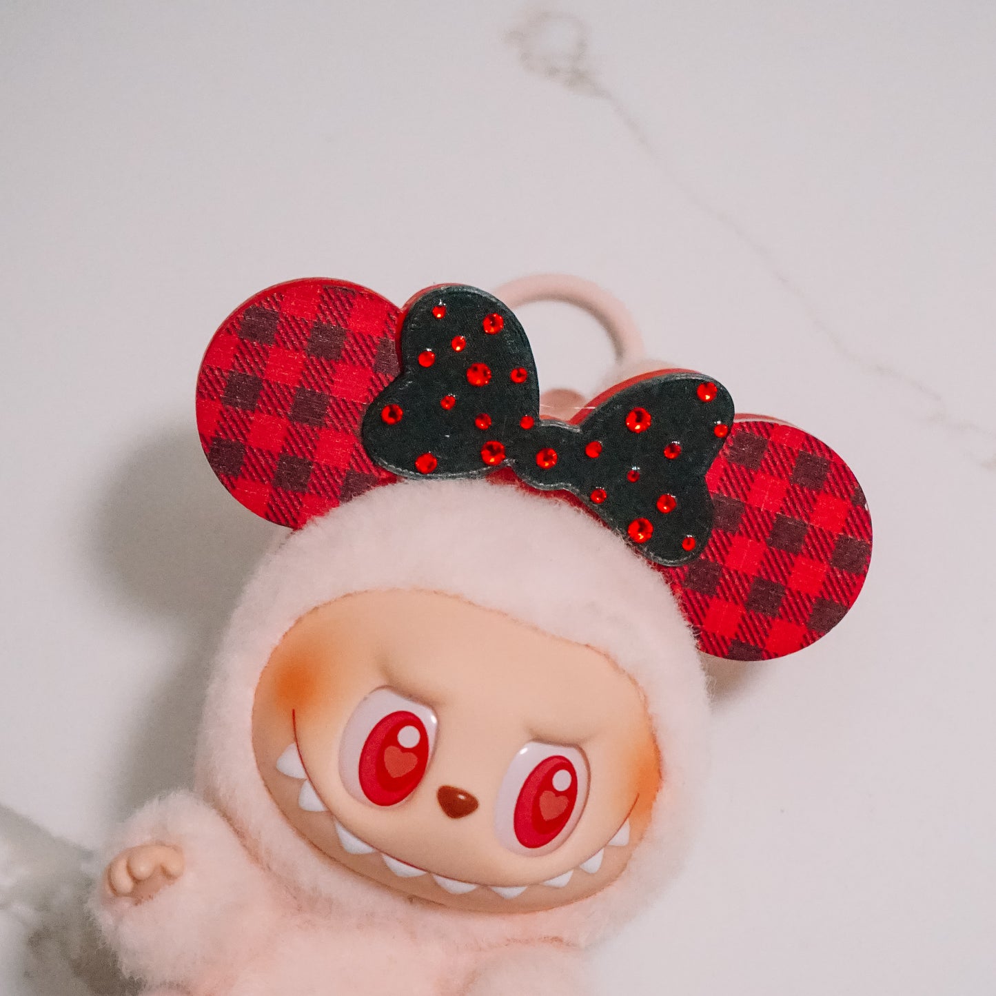 Plaid Plush Ears Headband